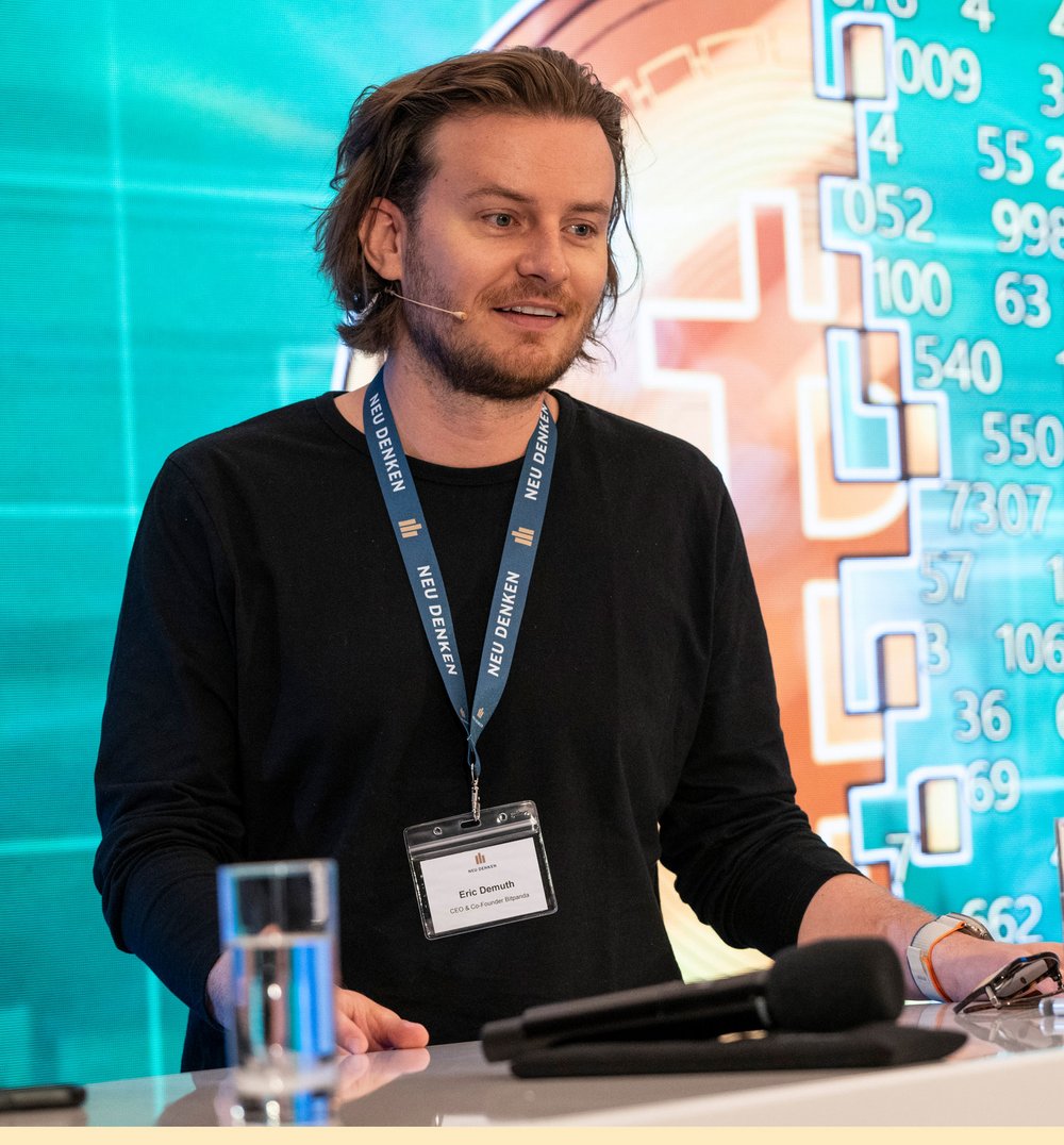 Eric Demuth, CEO der Kryptowährungsbörse Bitpanda, eines der erfolgreichsten Fintechs Europas, spricht über die Frage: „Trauen Sie Bitcoins"