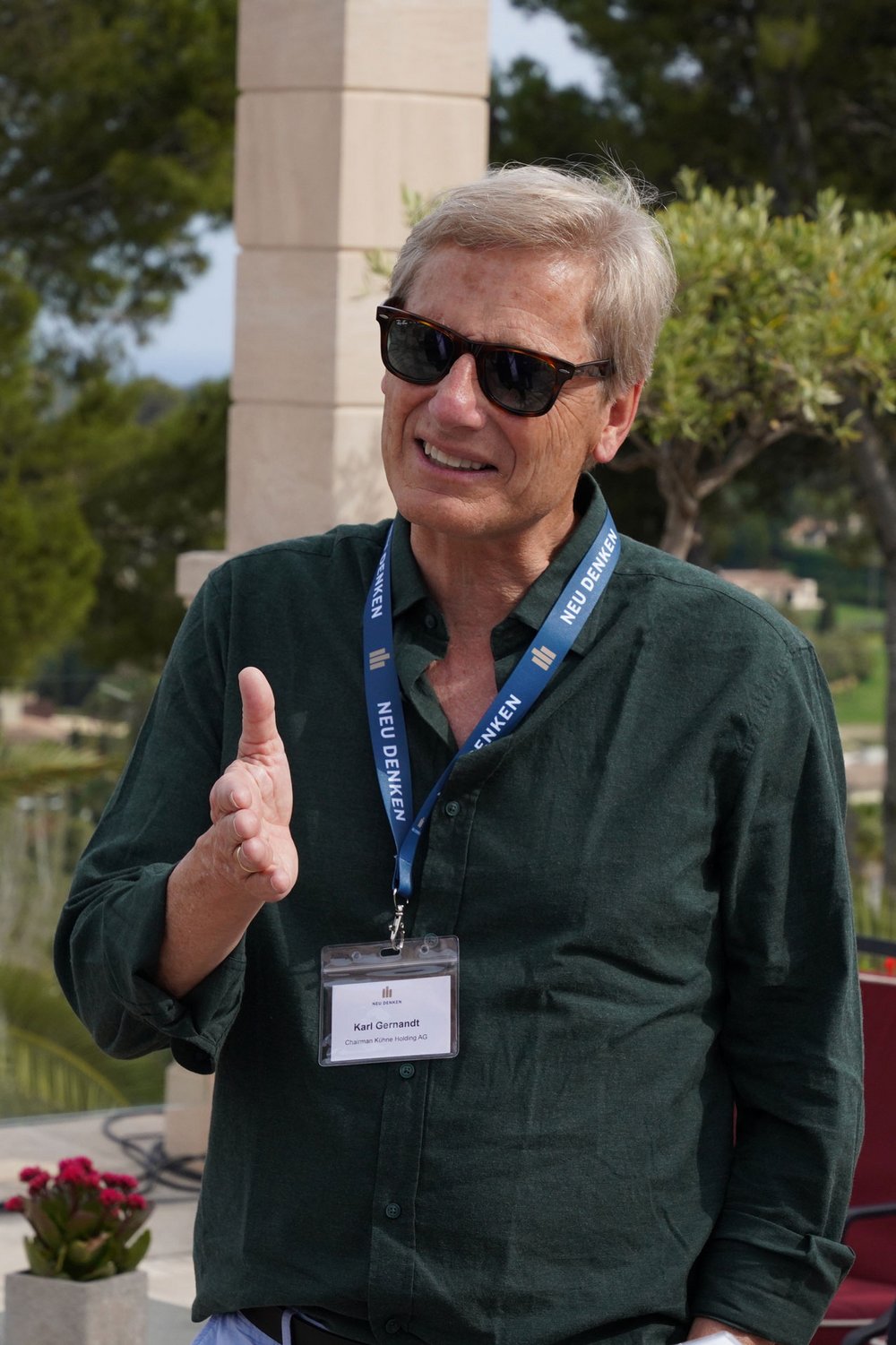 Karl Gernandt auf dem Wirtschaftsforum