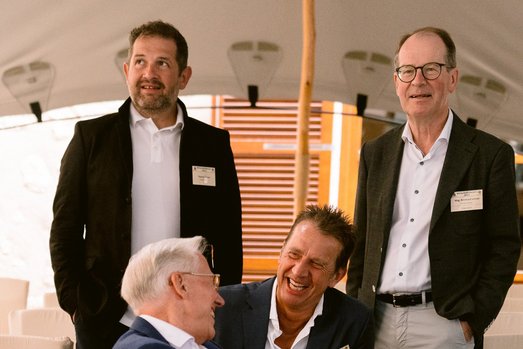 Babette Prechtl-Aigner, Thomas Moser, Ralf Köster, Claus Holst-Gydesen, Reinhard Leitner beim Wirtschaftsforum Neu Denken im Juni 2021 auf Mallorca.