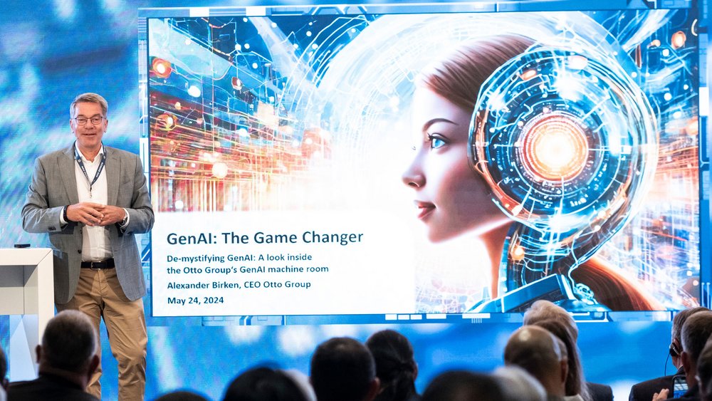 Alexander Birken, CEO der Otto Group Holding, spricht über die Auswirkungen von Transformation und KI auf ein globales Handels- und Dienstleistungsunternehmen.